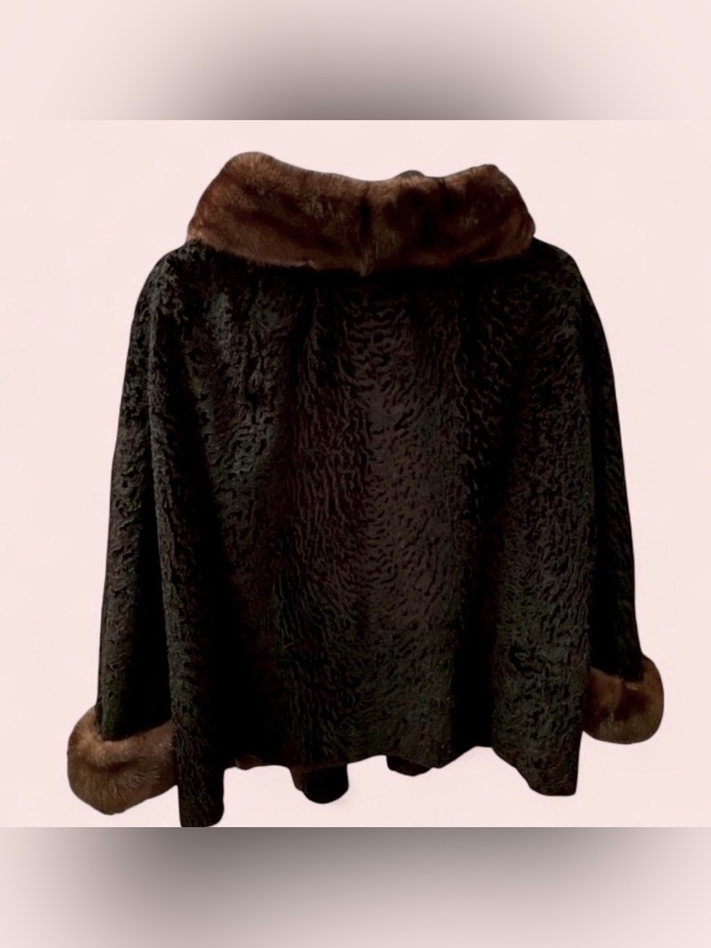 Darling Vtg 60’s Jackie O. Fur Swing Jacket (EUC) - Picture 3 of 15